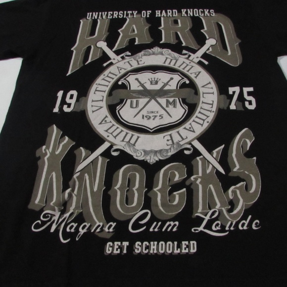 Ultimate MMA Hard Knocks Shirt Mens Size Medium - Picture 2 of 3